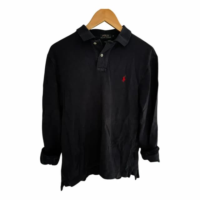 Ralph Lauren Custom Slim Fit Mesh Long-Sleeve Polo Shirt