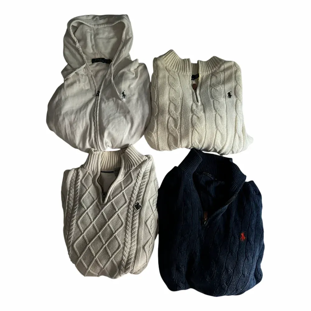 Ralph Lauren Cable-Knit Half-Zip Sweater