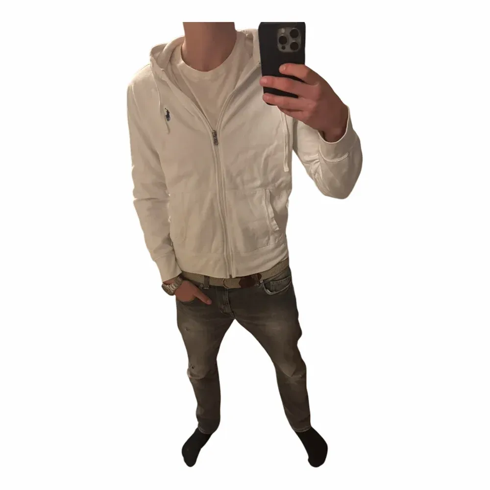 Ralph Lauren Double-Knit Full-Zip Hoodie