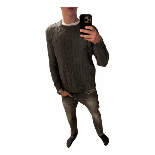 Ralph Lauren Cable-Knit Cotton Sweater