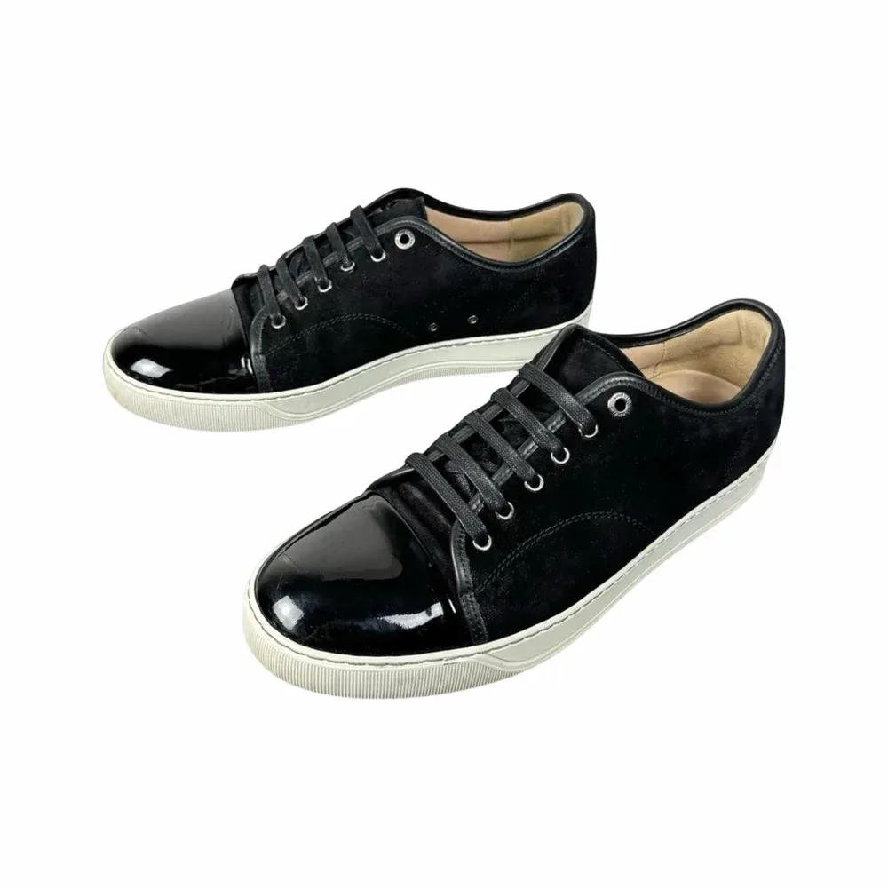 Lanvin DBB1 Patent Cap Toe Sneaker
