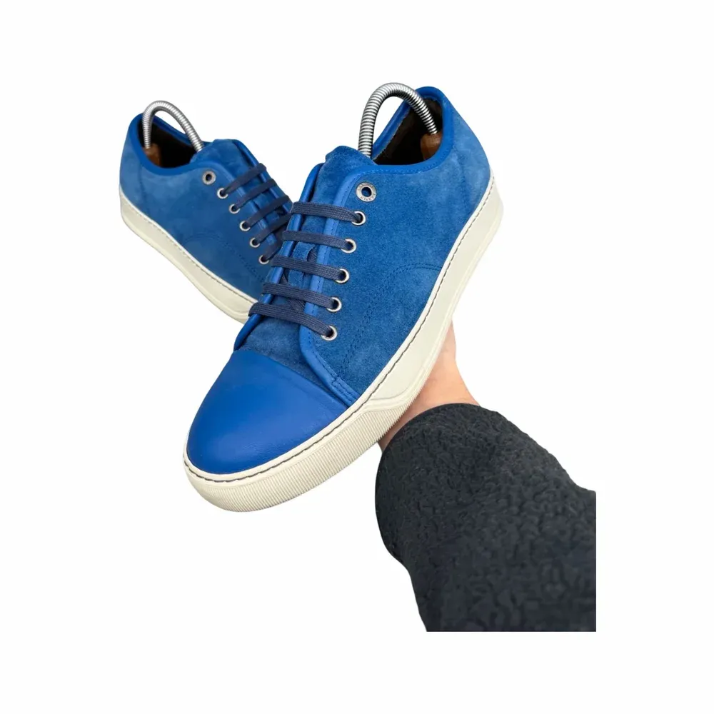 LANVIN DBB1 Patent Cap Toe Sneaker