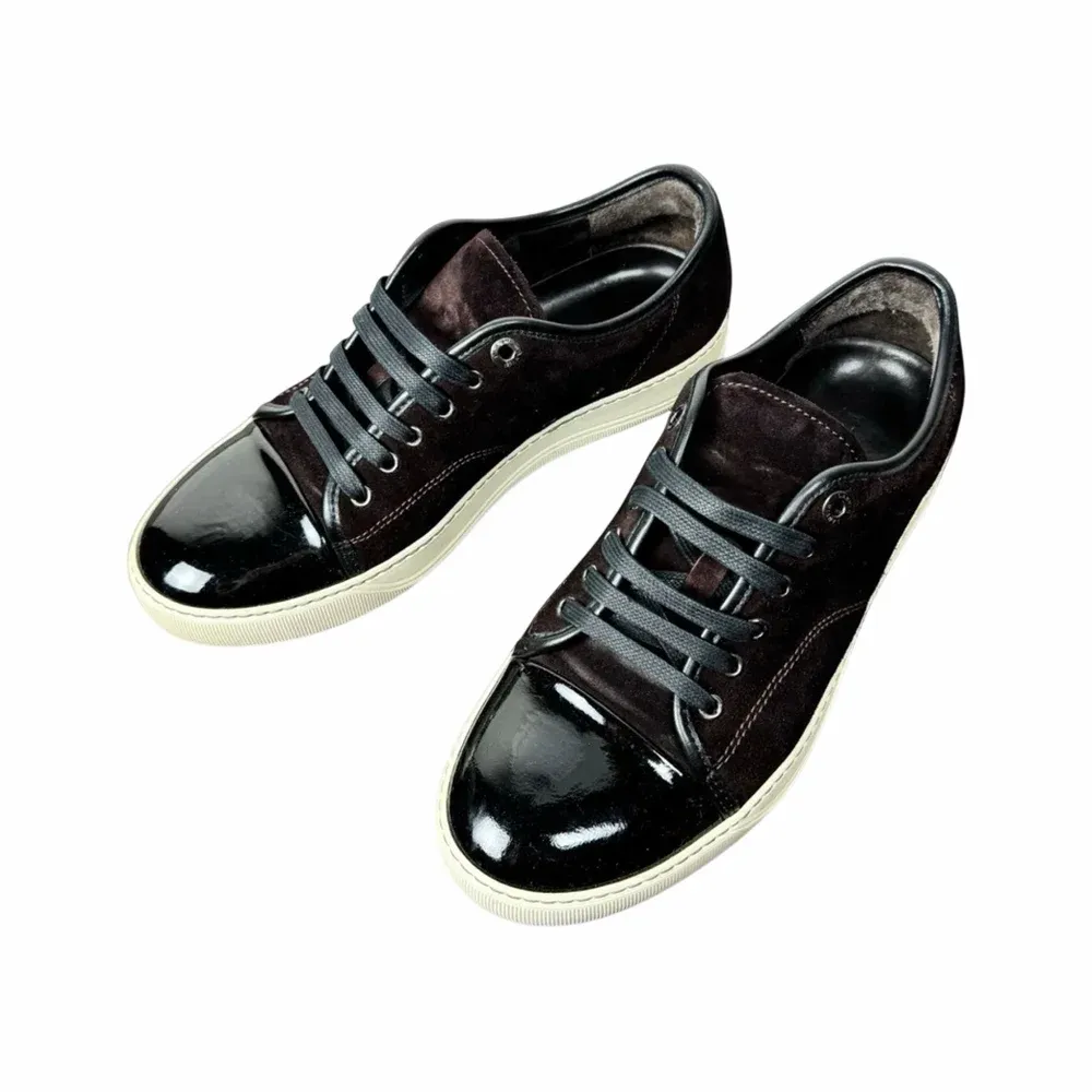 Lanvin DBB1 Patent Cap Toe Sneaker