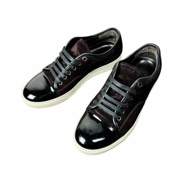 Lanvin DBB1 Patent Cap Toe Sneaker