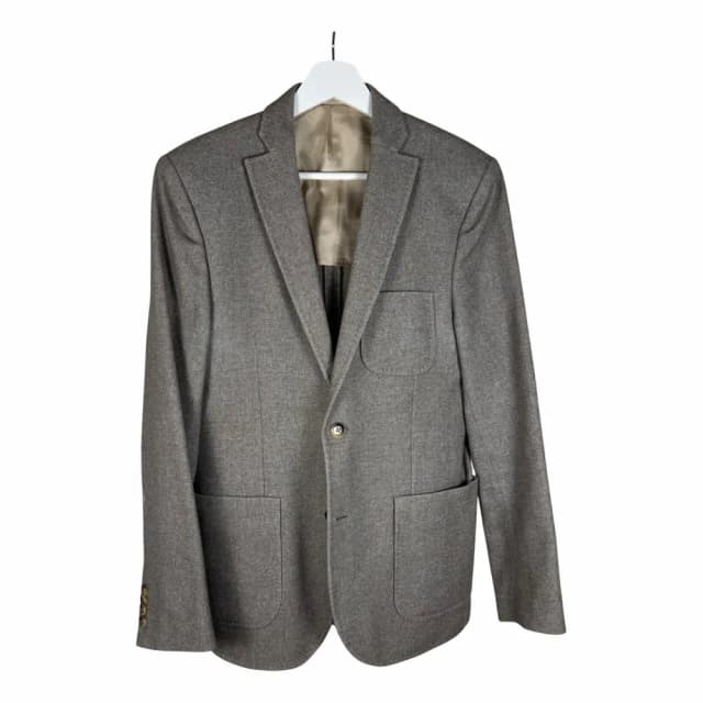 J.Lindeberg Slim Herringbone Wool Blazer