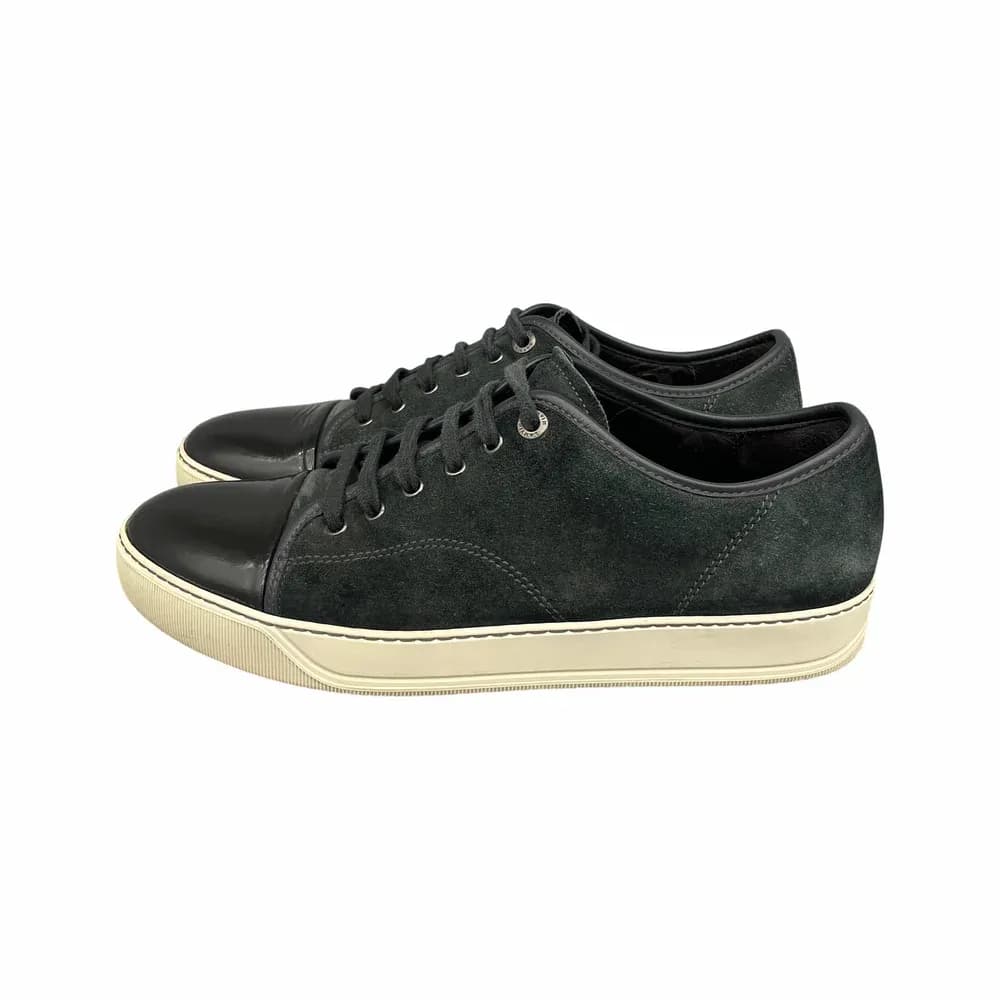 LANVIN DBB1 Patent Cap Toe Sneaker