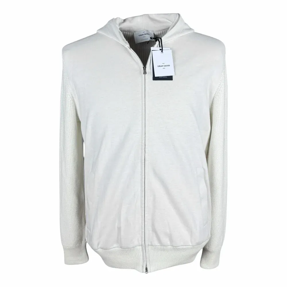 Gran Sasso Athleisure Hooded Knit Jacket