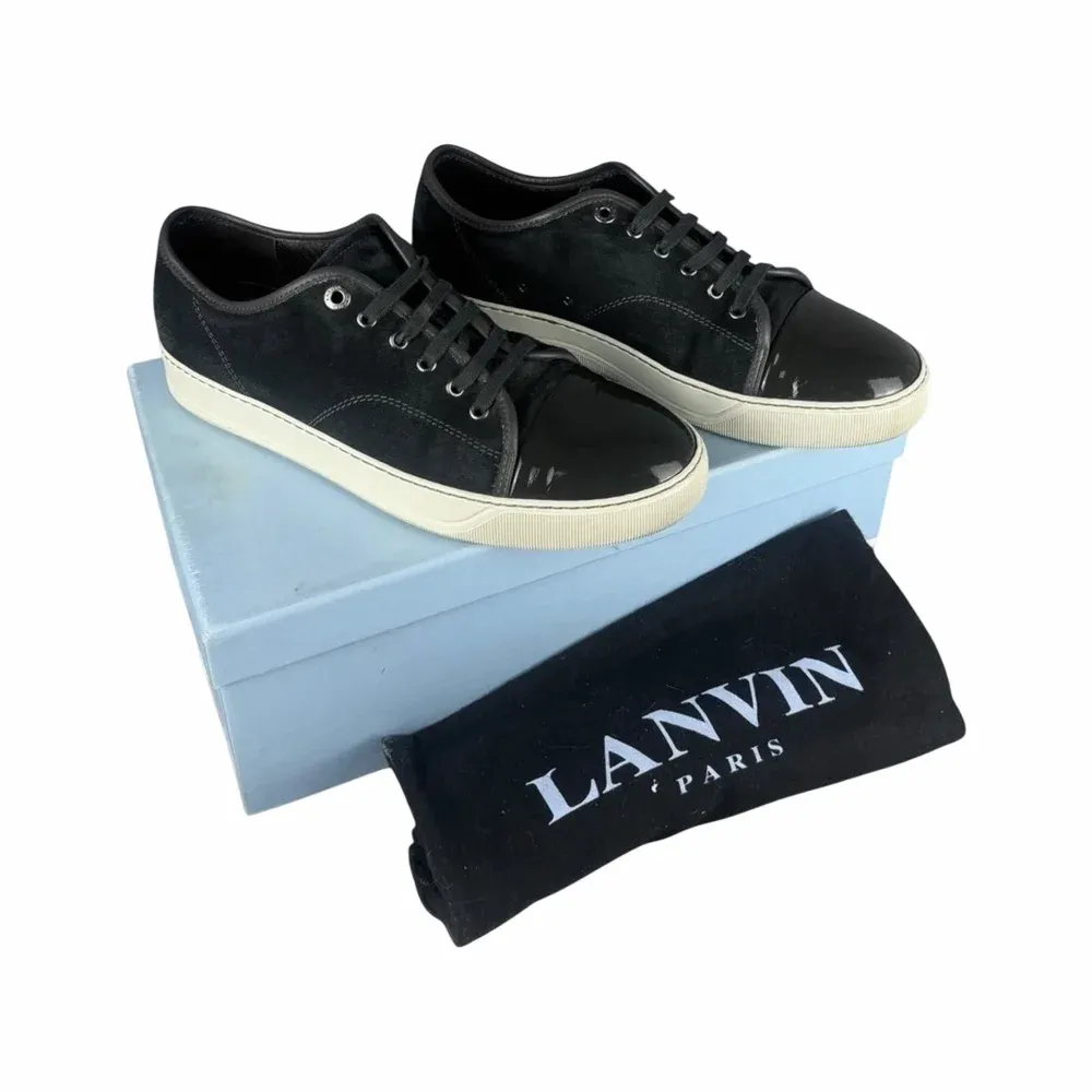 Lanvin DBB1 Patent Cap Toe Sneaker