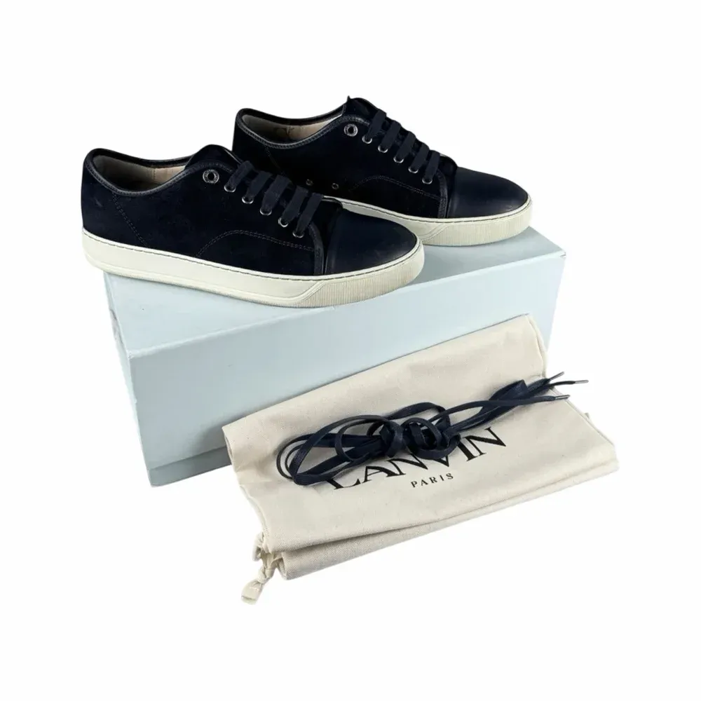 Lanvin DBB1 Patent Cap Toe Sneaker