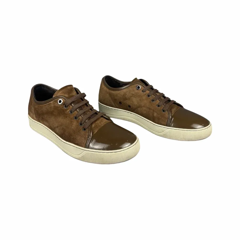 Lanvin DBB1 Patent Cap Toe Sneaker