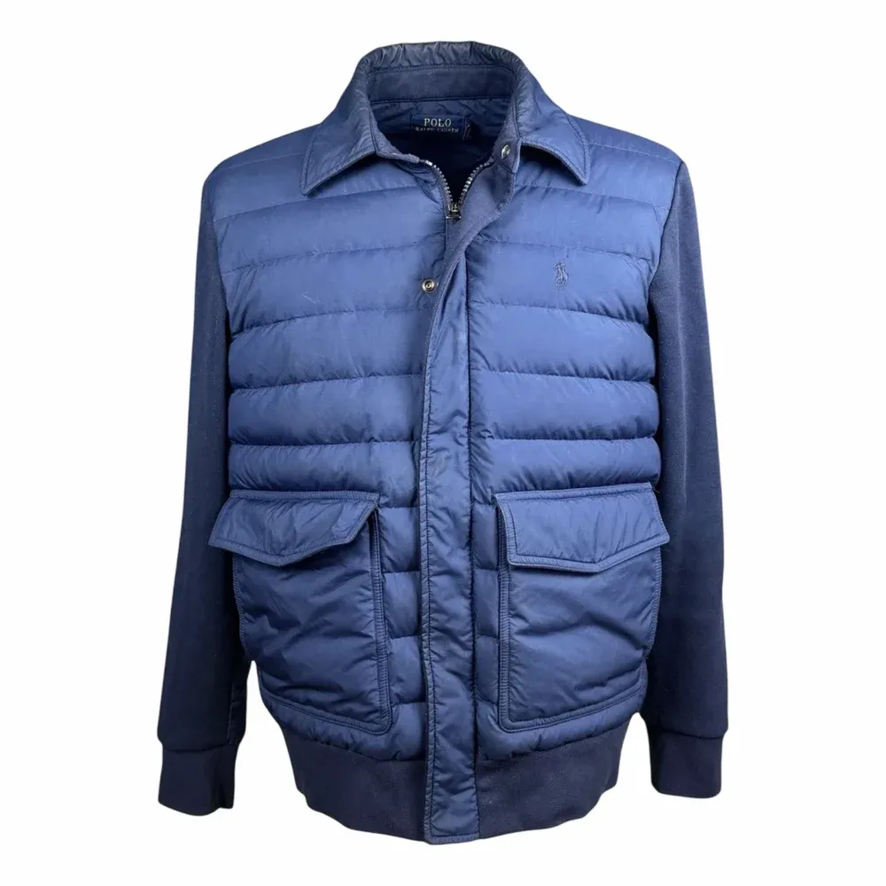 Ralph Lauren Quilted Hybrid Down Bomber Jacket