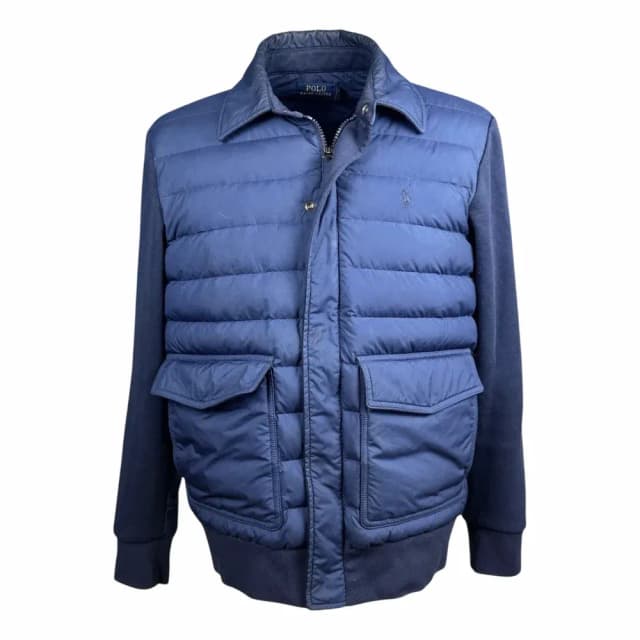 Ralph Lauren Quilted Hybrid Down Bomber Jacket