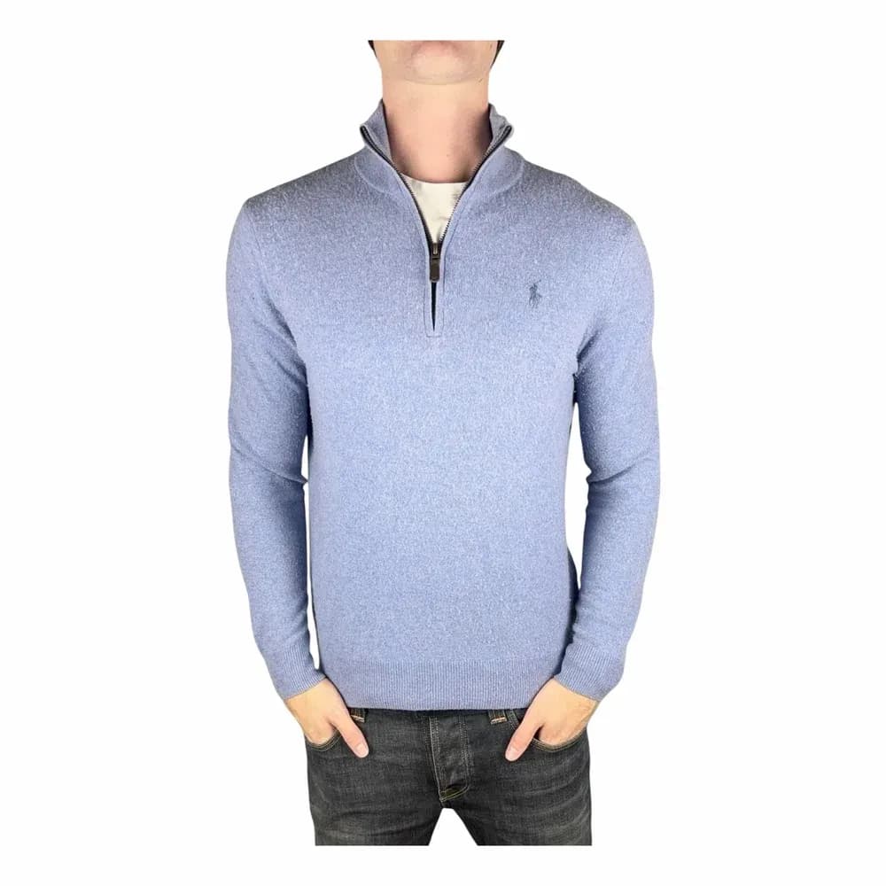 Ralph Lauren Luxury Jersey Quarter-Zip Pullover