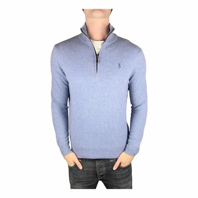 Ralph Lauren Luxury Jersey Quarter-Zip Pullover