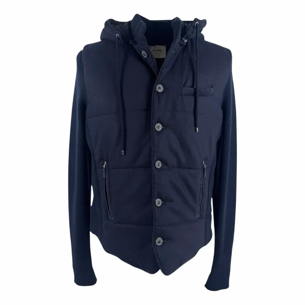 Gran Sasso Hooded Wool Cardigan Jacket 23191-51303