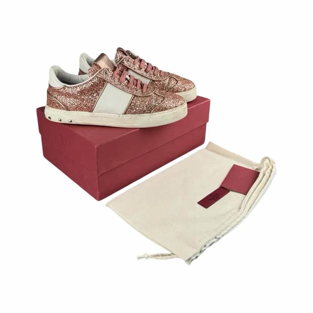 Valentino Flycrew Glitter Sneakers