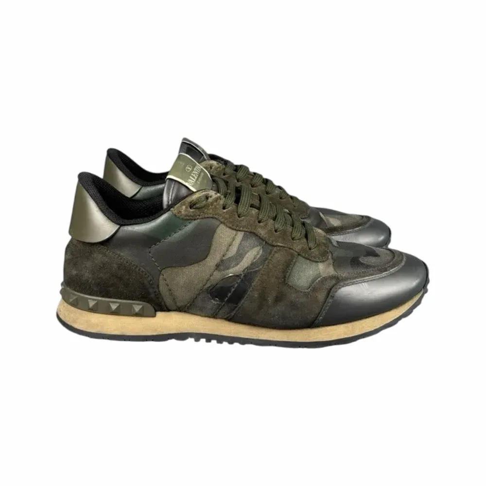 Valentino Rockrunner Camouflage Sneakers