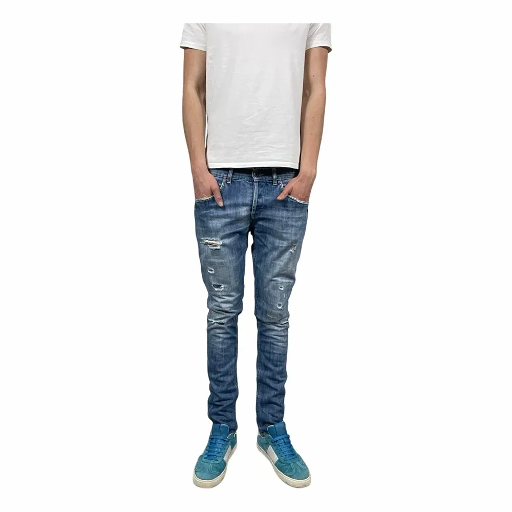 DONDUP Distressed Slim-Fit Denim