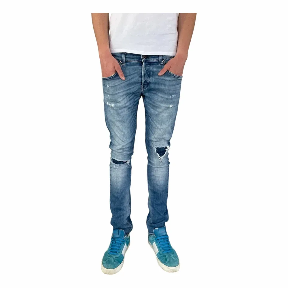 DONDUP Distressed Slim Fit Jeans