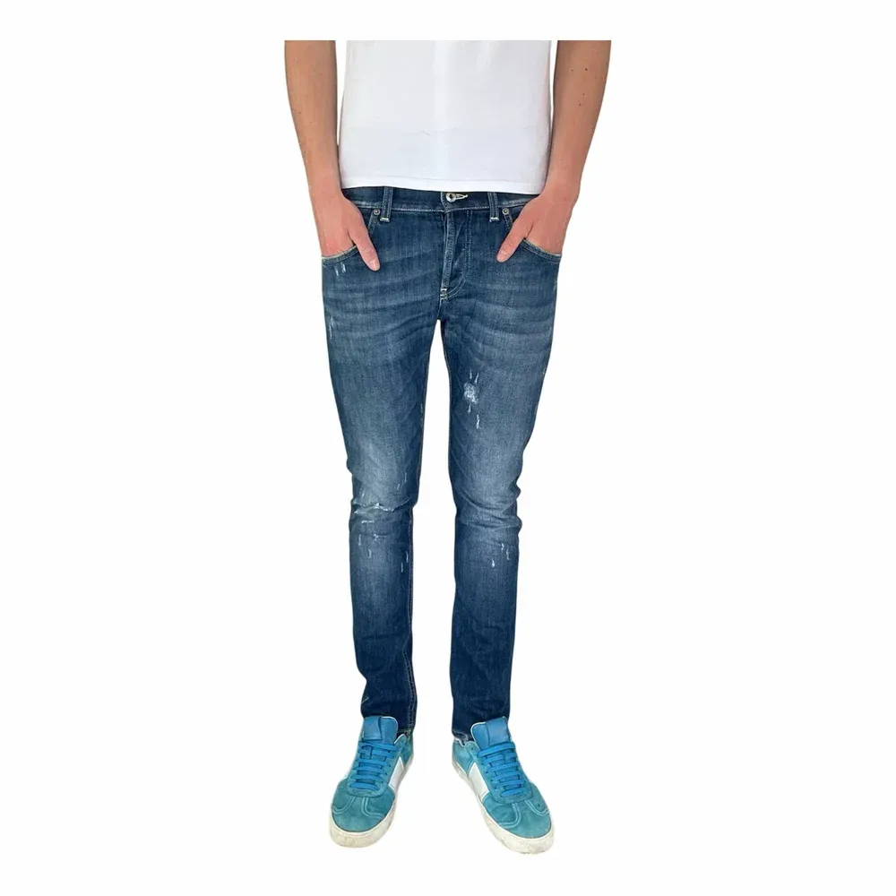 DONDUP Distressed Slim Fit Jeans