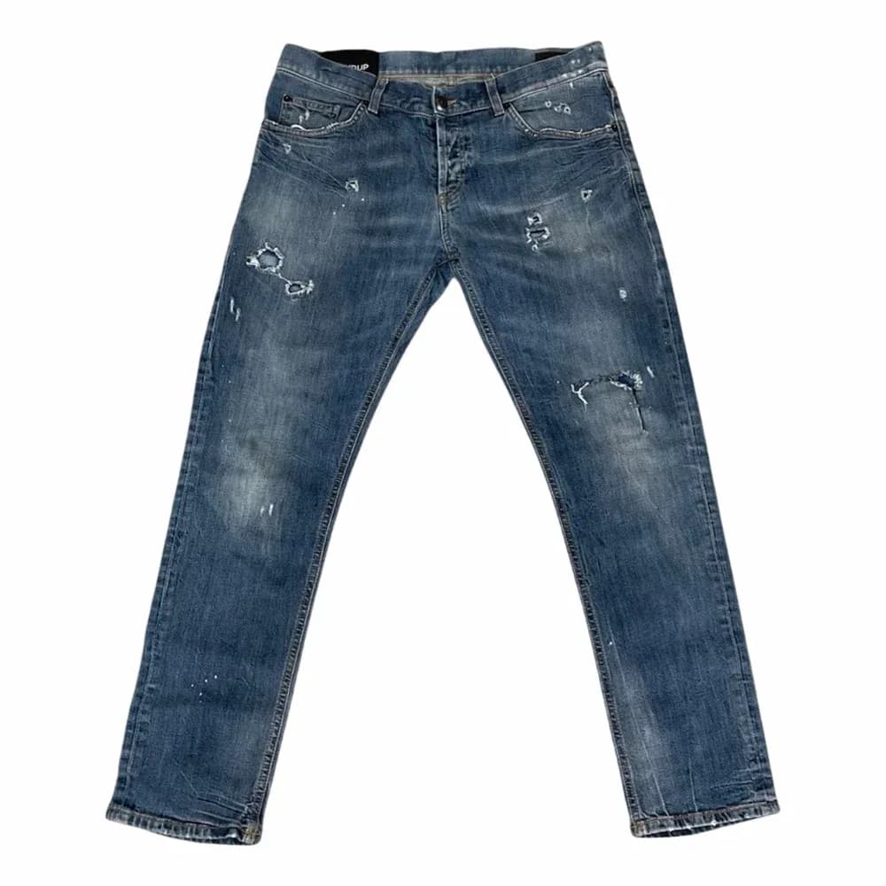 DONDUP Slim-Fit Denim med Slitningar