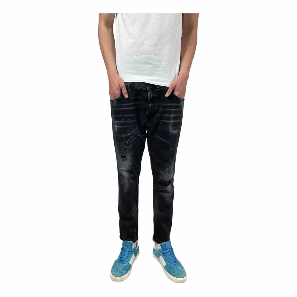 DONDUP Distressed Slim-Fit Jeans