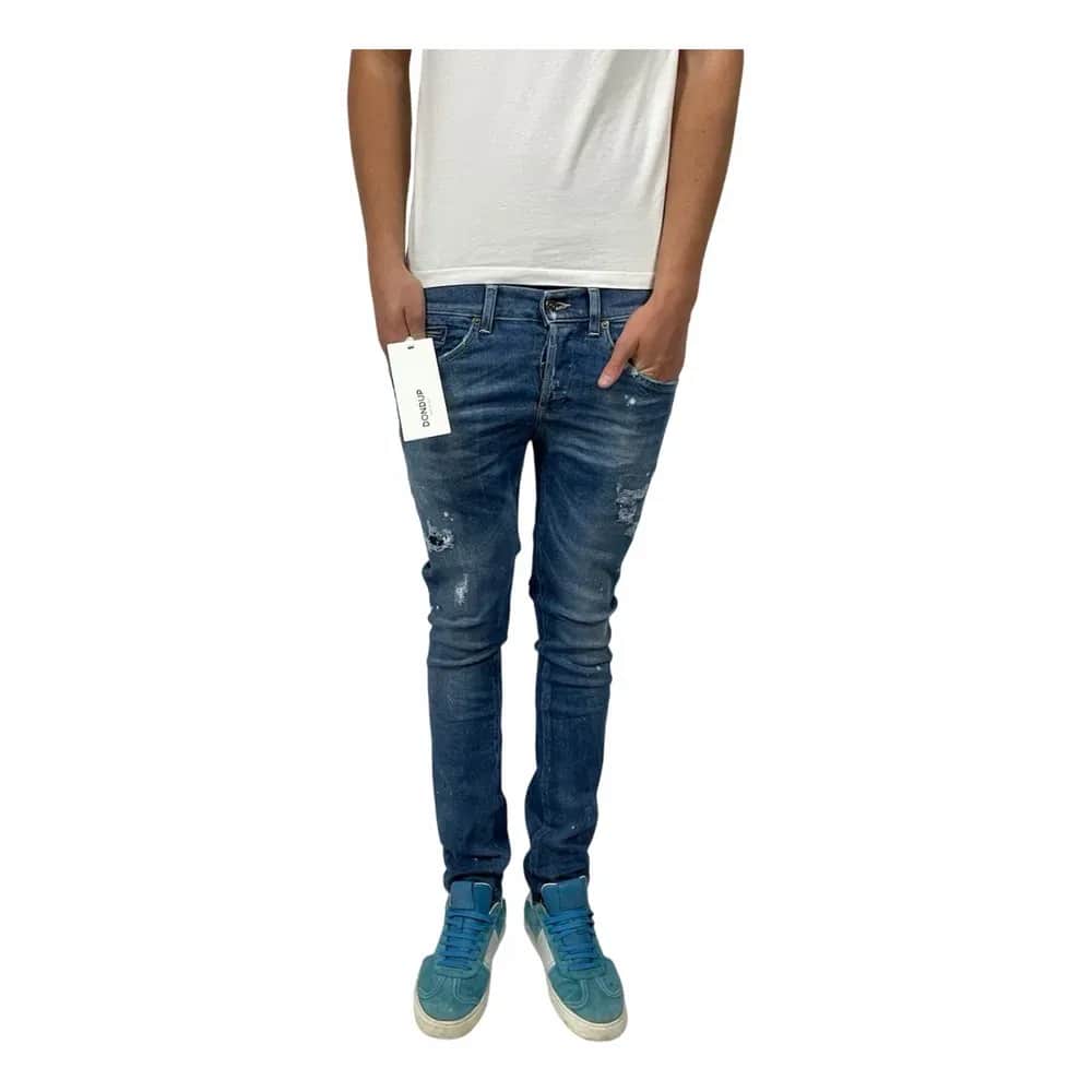 Dondup Carlos Destroyed Slim Fit Jeans