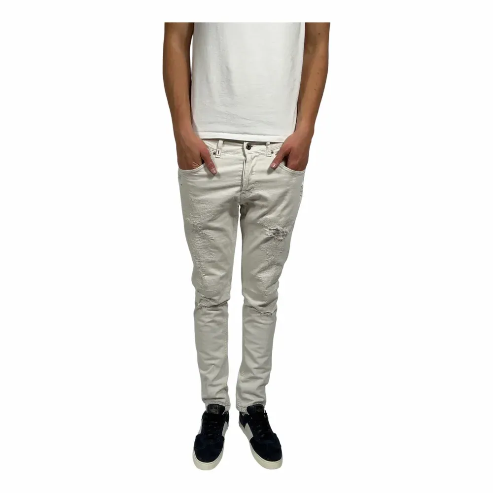 Dondup P001 Oil Repair Skinny Jeans