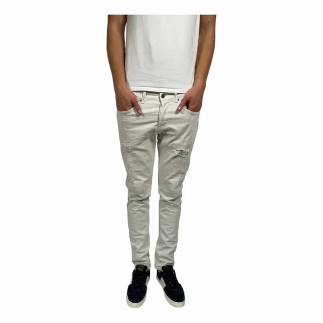 Dondup P001 Oil Repair Skinny Jeans