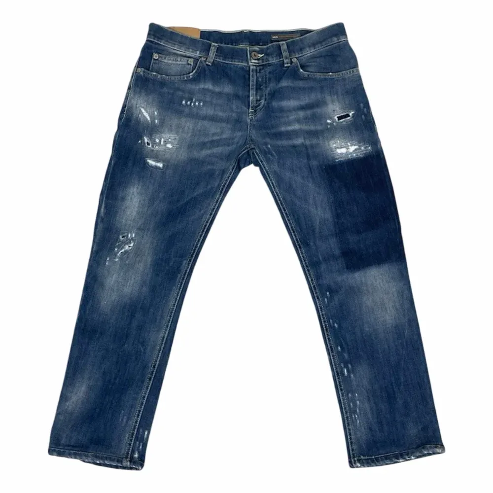 DONDUP Slim Fit Distressed Jeans