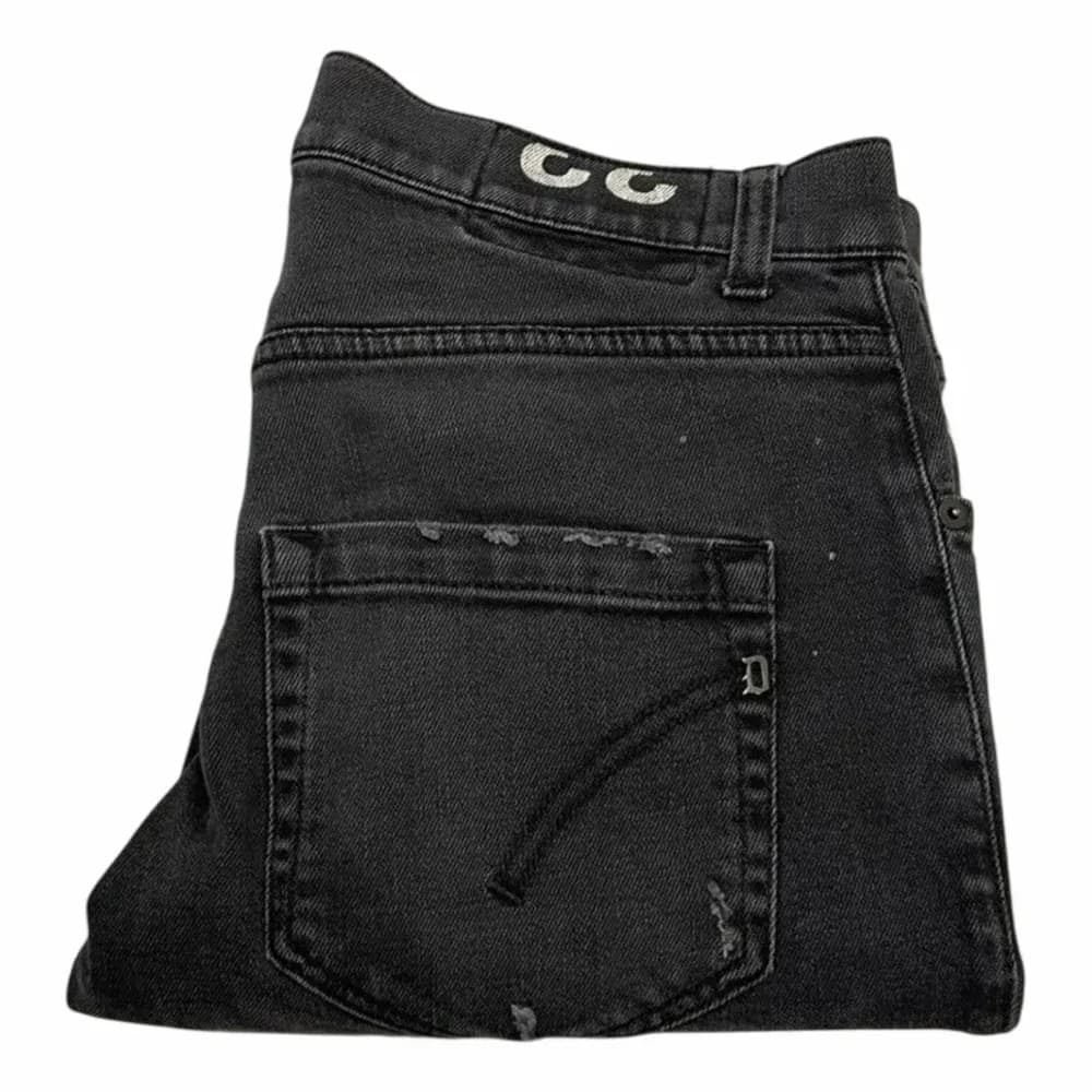DONDUP Distressed Black Denim Jeans