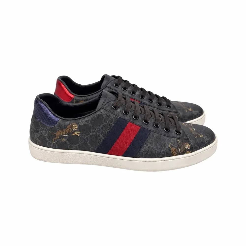 Gucci Ace GG Supreme Tiger Sneakers