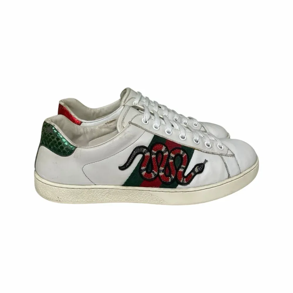 Gucci Ace Embroidered Snake