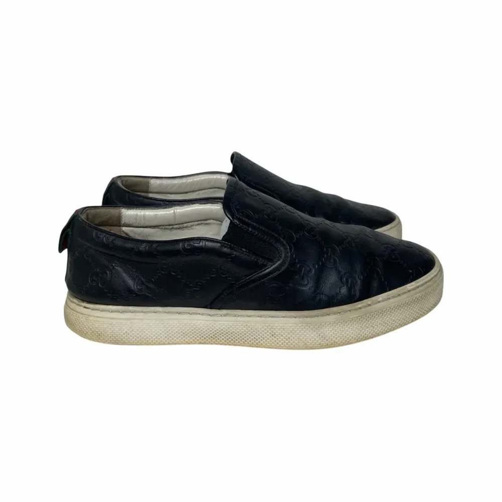 Gucci Guccissima Leather Slip-On Sneakers