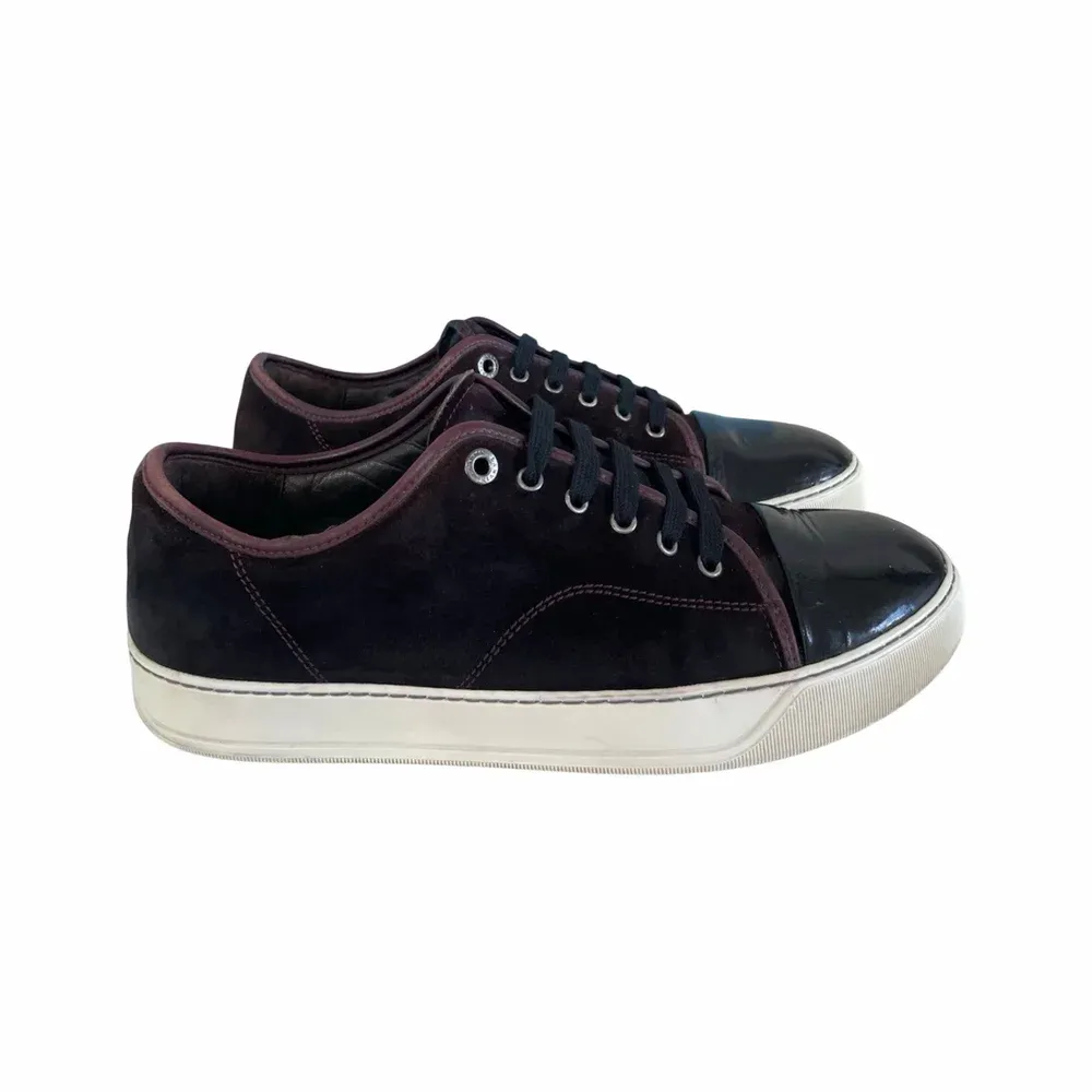Lanvin DBB1 Patent Cap Toe Sneaker
