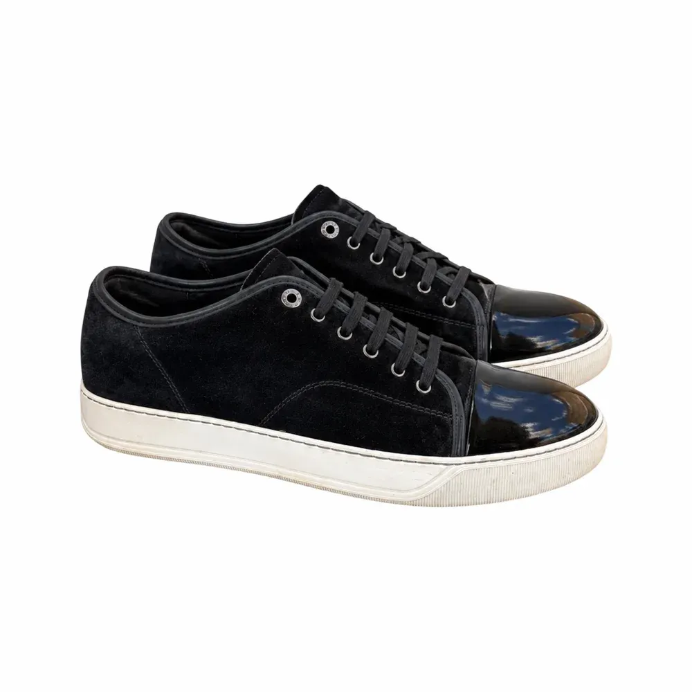 Lanvin DBB1 Patent Cap Toe Sneaker