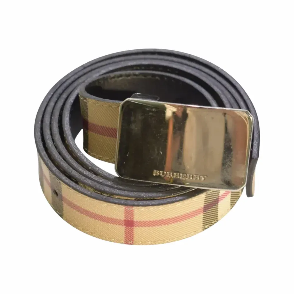 Burberry Haymarket Check Belt