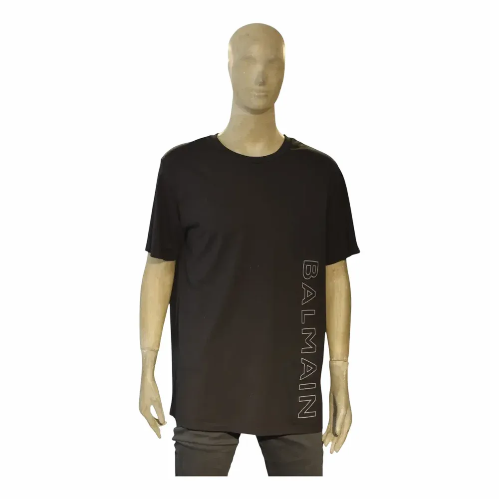 Balmain Embossed Logo Crewneck T-Shirt