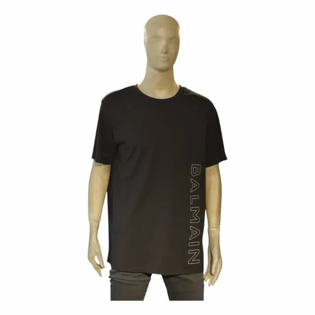 Balmain Embossed Logo Crewneck T-Shirt