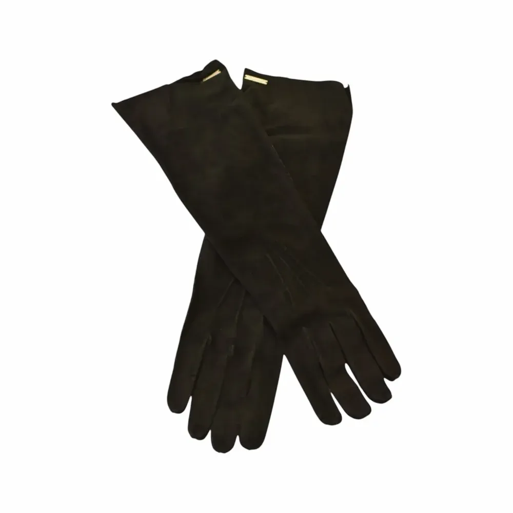 Dsquared2 Black Suede Long Gloves