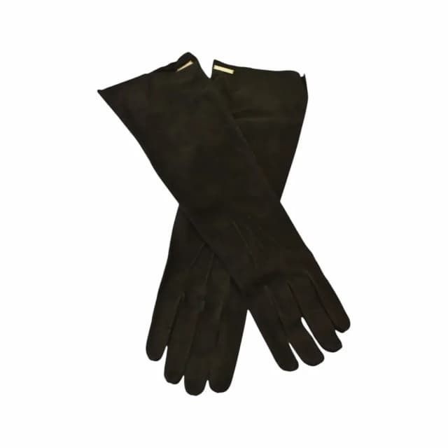 Dsquared2 Black Suede Long Gloves