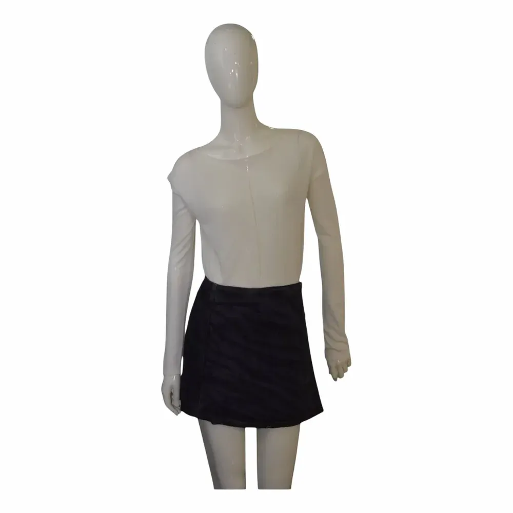 Ganni Zebra Pattern Mini Wrap Skirt