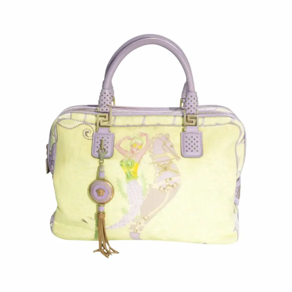 Versace Vanitas Sirena Quilted Boston Bag
