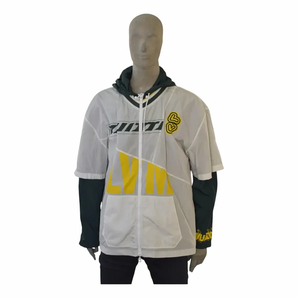 Louis Vuitton Patchwork Baseball Jersey Hooded Jacket