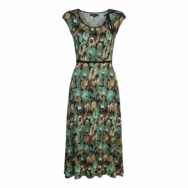 Prada Dreamy Floral Print Midi Dress