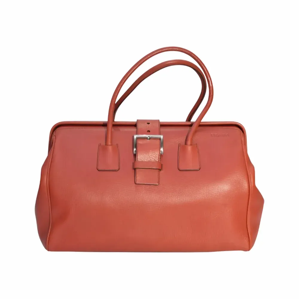 Prada Vitello Fibbia Frame Doctor Bag