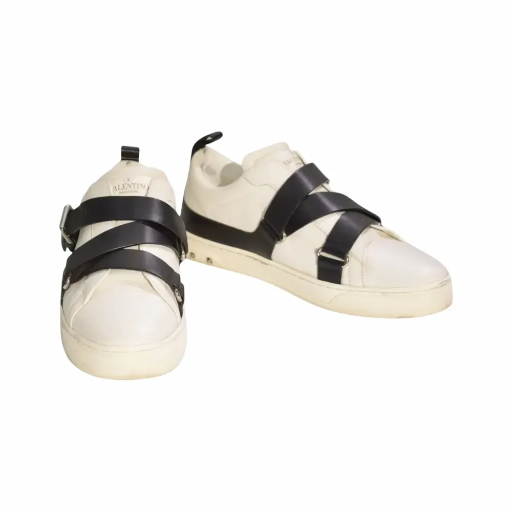 Valentino Rockstud Buckle Strap Sneakers