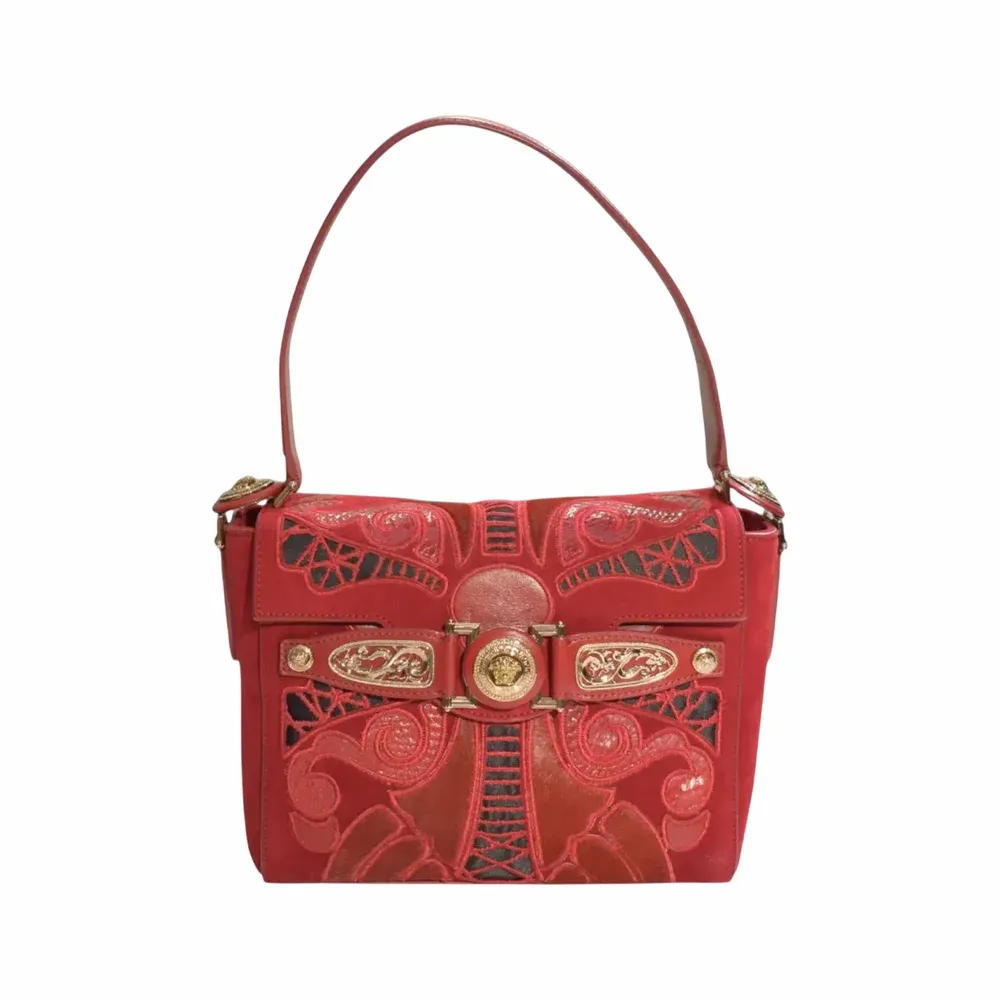 Versace Vintage Medusa Head Flap Bag