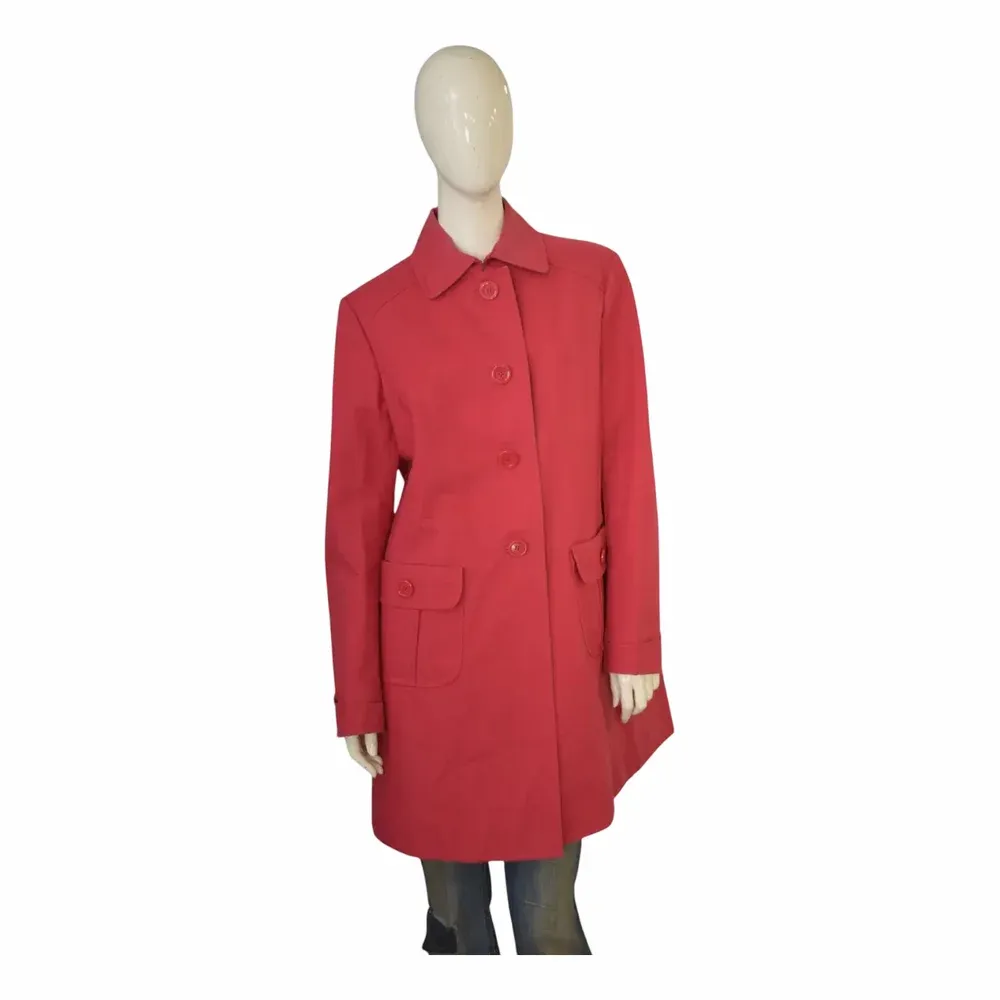 Max Mara Vintage 1970s Red Coat
