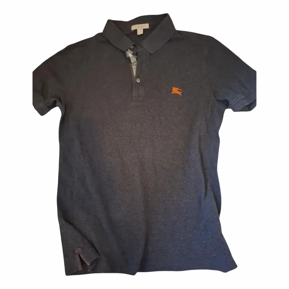 Burberry Brit Charcoal Check Embroidered Polo